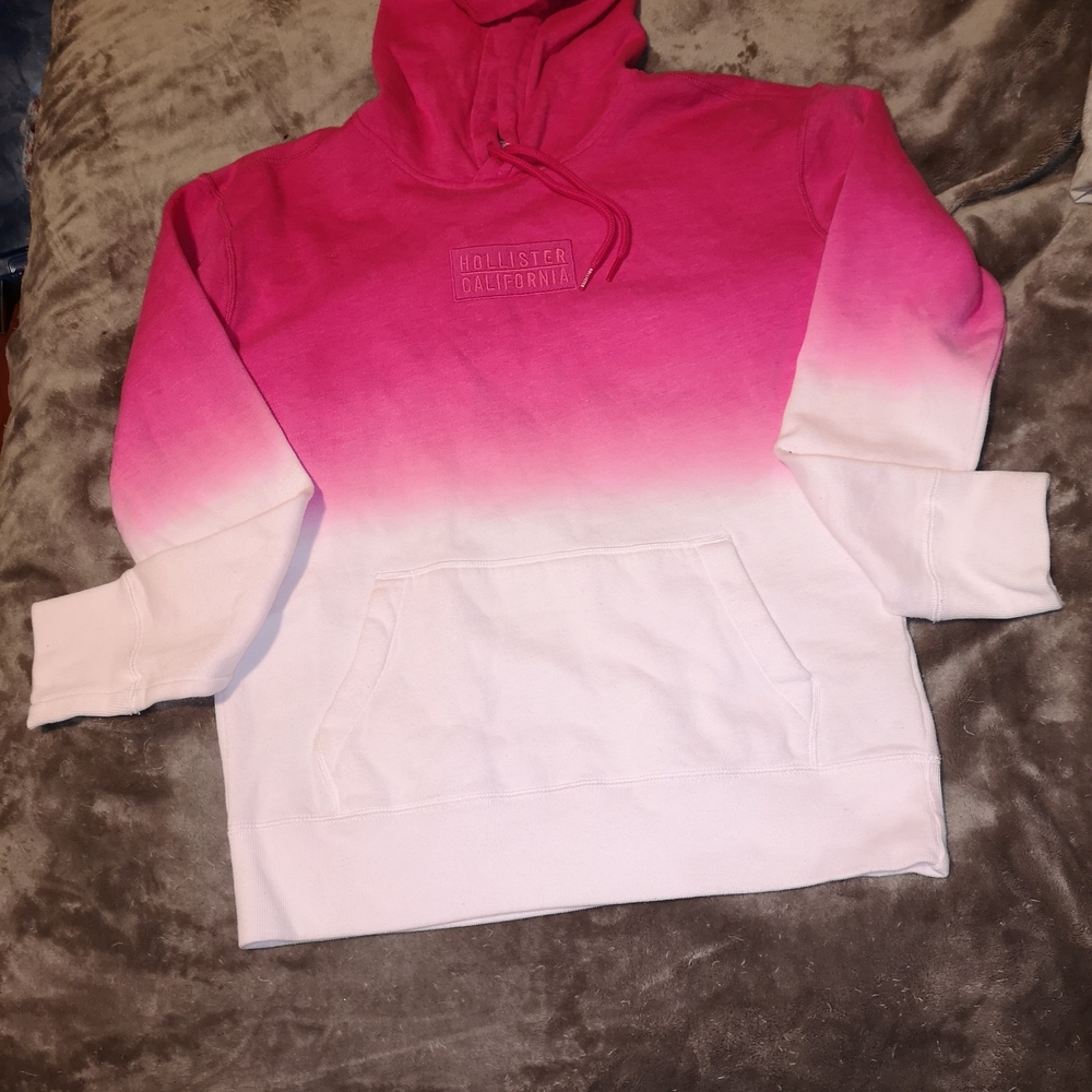 Hollister Gradient Pink Hoodie
